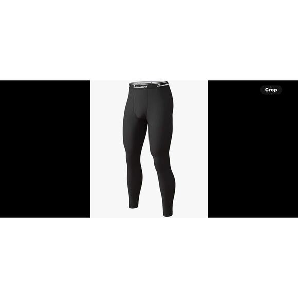 Convallaria Thermals Mens Long John Underware Black Sz S - Picture 1 of 6